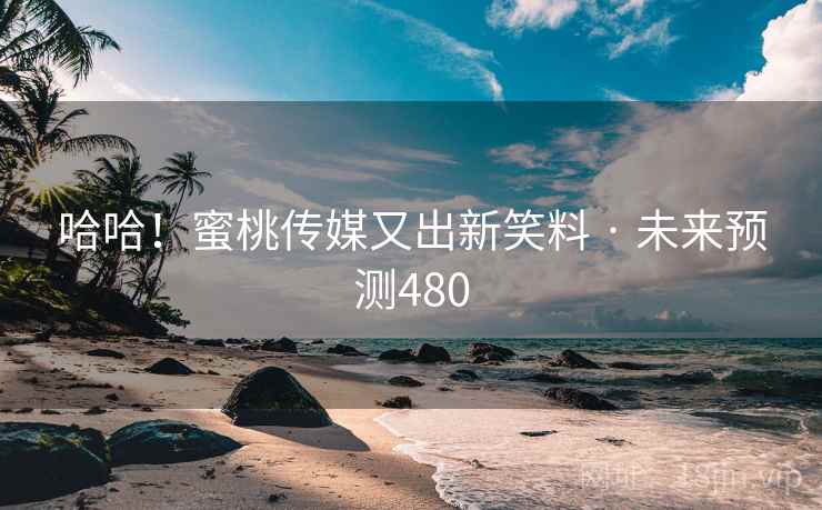 哈哈！蜜桃传媒又出新笑料 · 未来预测480