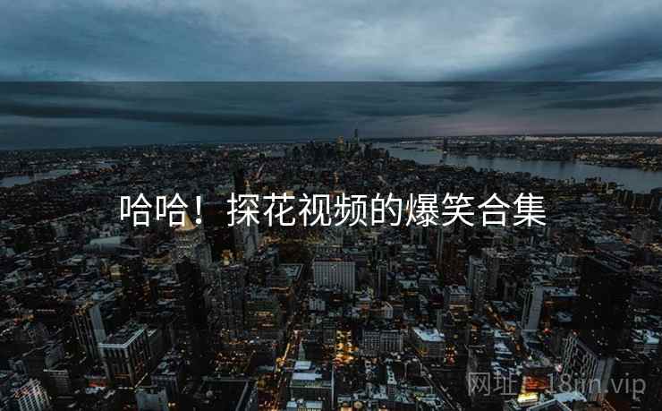 哈哈！探花视频的爆笑合集
